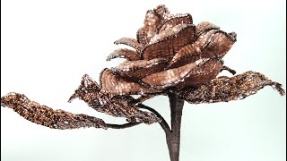 Розы в греческом стиле. Урок 4 - Сборка / Greek style roses. Lesson 4 - Flower assembly
