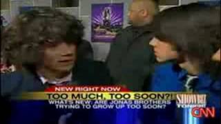 HELP! Jonas Brothers CNN reporters went to far with the Jonas brothers