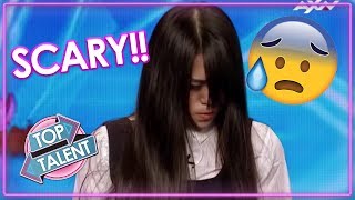 TERRIFYING TALENT! Freaky Magician GIRL Scares Judges & Audience On Asia's Got Talent!