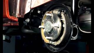 Снятие и установка заднего тормозного барабана Chery A13 / Форза