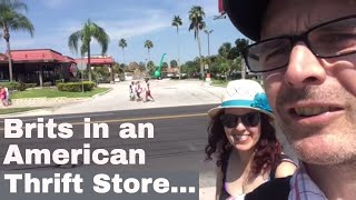 Florida Vlog 1 - Our first American Thrift store...  & we hit the beach