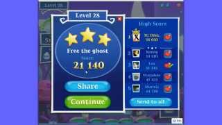 Bubble Witch Saga 2 level 28