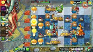 Plants vs zombies 2-Far Future day 33 update ver walk through (no pf/level 1 plants/no gold bloom)