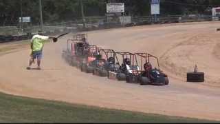 Auburndale Speedway  FCKL 4-30-11 Kart Racing