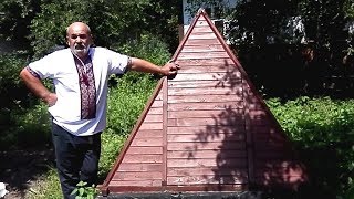 Опыт применения пирамидотерапии с помощью деревянной пирамиды на приусадебном участке.