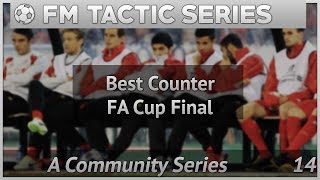 FM17 Tactic Series - | Counter Attacking Tactic | FA Cup Final Gloucester vs Man United |