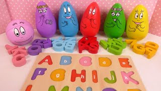 Apprendre l'alphabet et couleurs avec Barbapapa