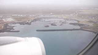 Посадка в Кефлавике. Landing at Keflavik