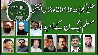 Election 2018: PML N Candidates in Distt Gujrat