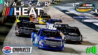 NASCAR HEAT 2 CARREIRA #8 CHARLOTTE MOTOR SPEEDWAY