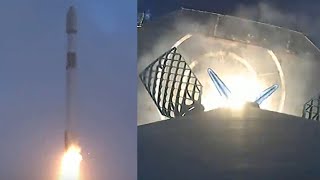 SpaceX Starlink 68 launch & Falcon 9 first stage landing, 19 January 2023