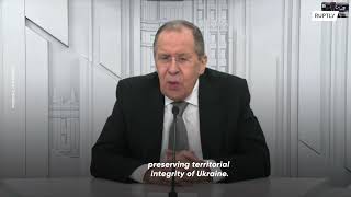 West won't stop punishing Moscow - Lavrov on new sanctions