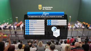 DIA1 - CTO. MUNDIAL FRONTÓN  30M SUB22