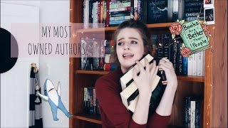 MY MOST OWNED AUTHORS