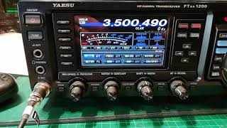 Yaesu FTdx1200 being tested at The Shack