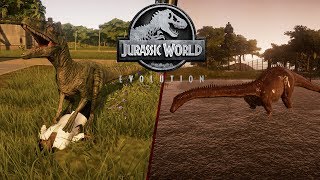 Jurassic World Evolution - Нападение на людей, привезли больного динозавра и бой плотоядных! #7