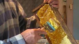 Небольшая дачная пасека: ульи, пчелы, мёд...