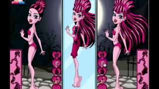 Игры Монстр Хай одевалки (Draculaura Dress Up Challenge)
