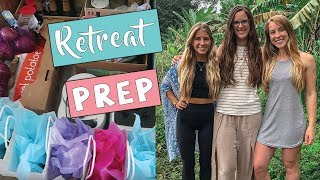 RETREAT PREP // BEHIND THE SCENES FOOTAGE!