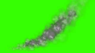 Little Gray Smoke Wind Green Screen ANIMATION  FREE FOOTAGE HD