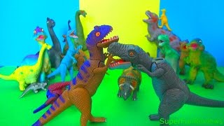 Dinosaurs Fighting  Battle -  Watch the Fun Ending