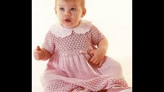 Вязаное Платье для Девочки Спицами 2019 / Knitted Dress for Girl with Knitting Needles