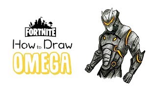 How to Draw the Omega from Fortnite