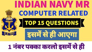 Indian Navy Computer Related most important questions for Exam || Repeated Computer Questions