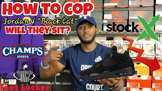 #HowToCop #blackcat #jordan4 #stockx Everything to kno bout Jordn 4 "Black Cat" Will they sell out?