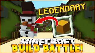 Самая лёгкая постройка для оценки LEGENDARY в майнкрафте (Build battle) #3