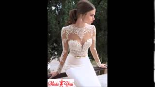 Dantelli Gelinlik Modelleri 2015 - 2016