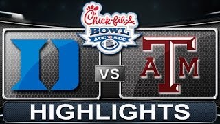 Duke vs Texas A&M | Chick-fil-A Bowl | 2013 ACC Football Highlights