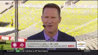 2014 Ohio State vs Alabama ESPN Gameday Predictions