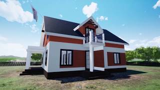 Тестовая визуализация дома в Archicad + Twinmotion