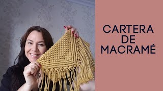 Cartera de MACRAMÉ paso a paso, moda de verano