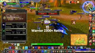 ✔ Shikaote - Swifty, Athene "Best Warrior Duels Ever on Darkspear" Realm PVP WoW 85 Cata 4.2
