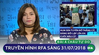 Tin tức: Hun Sen tuyên bố thắng cử, đảng đối lập lên án cuộc bầu cử