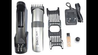 DINGLING Professional Hair Clipper Model RF-699 Reviews / Urdu/Hindi
