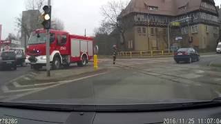Wypadek Zabrze Stalmacha Bytomska 25.11.2016