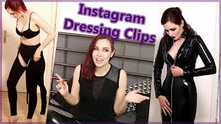Getting Dressed: Alternative Fashion Looks (Goth College Girl, Ninja Corset Style, PVC Dress...)