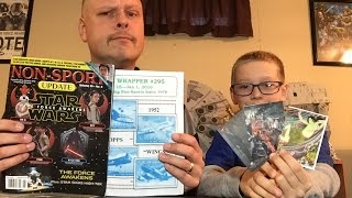 Non-Sport Update Dec 2015  (Star Wars Force Awakens & Doctor Who) and the Wrapper #295 Reviews