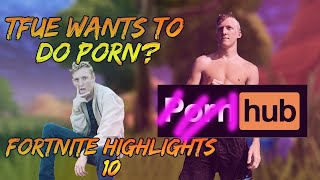 Tfue Is Going To Do Adult Videos??? | Hamlinz Is A Professional Black Belt? Fortnite Moments #10
