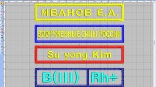 4. Вышивка. Как сделать нашивку с фамилией. Wilcom