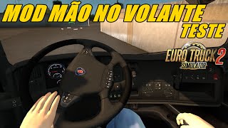 MOD MÃO NO VOLANTE - EURO TRUCK SIMULATOR 2, VOLANTE G27!!!!