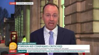 Foreign Aid Businesses Accused of Profiteering | Good Morning Britain