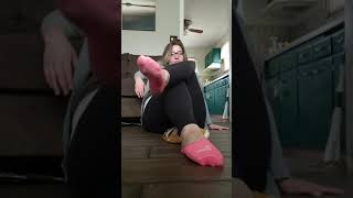 Sweaty Ped Peel w/ Yellow Sneakers