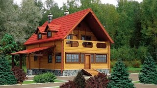 Проекты деревянных домов – брус, бревно