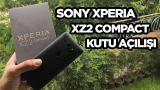 Sony Xperia XZ2 Compact kutu açılışı