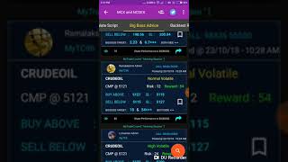 MCX NICKEL LIVE MARKET ADVICE IN TAMIL 23:10:2018