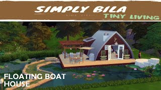FLOATING LAKE HOUSE | THE SIMS 4 | #TINYLIVING